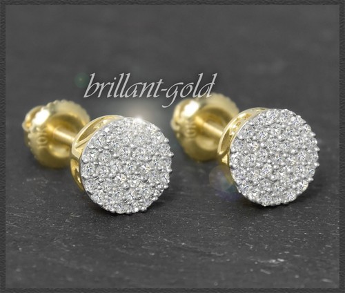 Diamant ohrstecker mit - ohrstecker, 0,42ct