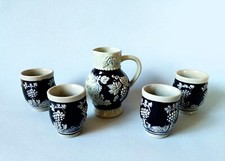 Vintage Steinzeug Weinkrug