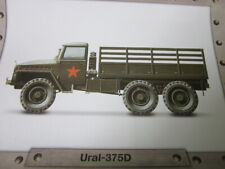Militär LKW Typenblatt Ural 375 D UDSSR 1961