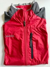 COLUMBIA Titanium Leicht-Wanderjacke Outdoor-Jacke, Gr. M, rot-anthrazit