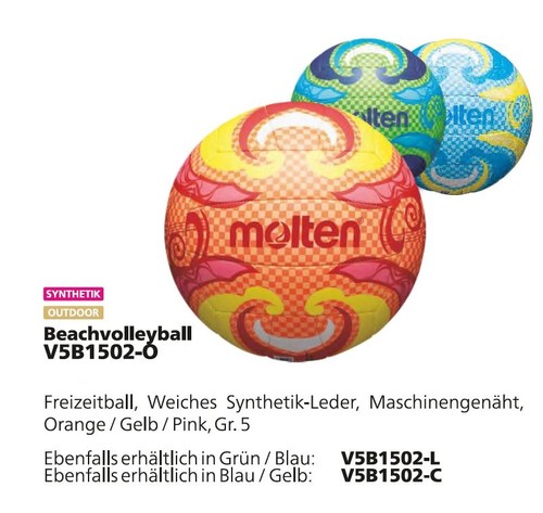Molten beachvolleyball v5b1502 - beachvolleyball,