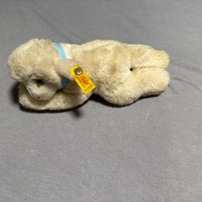 Steiff  „Floppy“ Lamm 70er Jahre, mit grünen Glasaugen