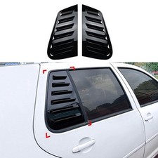 Schwarz Blende für Heckscheibenjalousie Für VW GOLF 4 MK4 IV 1997-2006 GFK