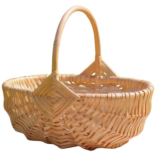 Geflochtener picknickkorb aus - picknickkorb,