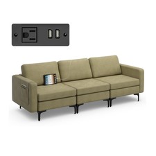 Modular 3-Seat Sofa Couch w/