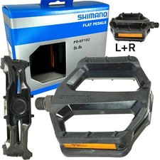 Shimano Fahrrad Plattform MTB STVZO Dirt FR City Ebike Pedale PD-EF102 schwarz