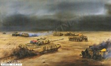 Militär Kunstdruck Operation
