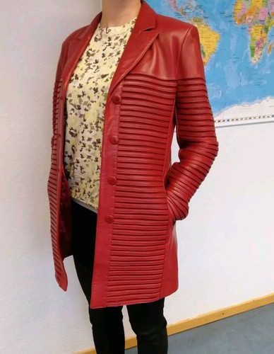 Nappaleder echte leder jacke - nappaleder,