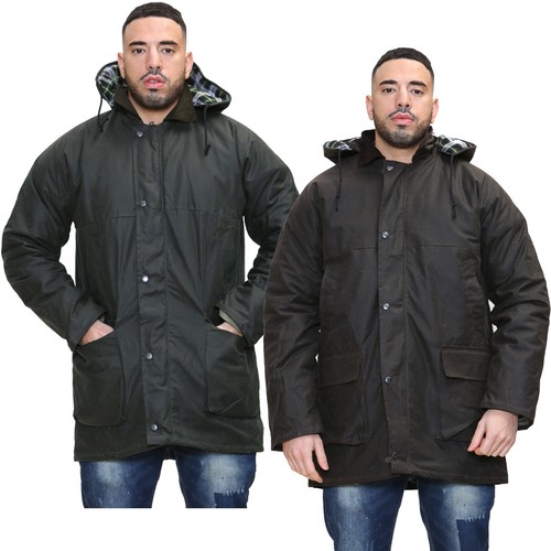 Herren wachs wattierte jacke - herren,