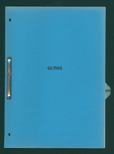 Factory honda 1100 - gl, standard
