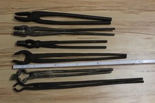 6 alte Schmiedezangen Schmied