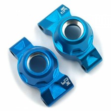 YEAH RACING - ALUMINIUM TUNING RADTRÄGER HINTEN 3° TAMIYA TT-01 # TATT-040BU