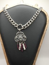 Trachtenschmuck Rubin