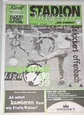 1998/99 REg Süd 1.FC Schweinfurt - Kickers Offenbach