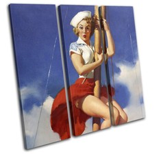 Vintage Girl Poster Sexy Retro