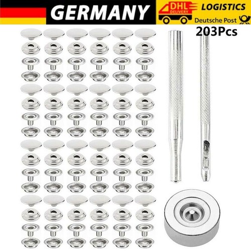 Druckknopf set edelstahl - druckknopf,