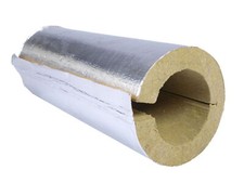 1 mtr. Rauchrohrschale Kaminrohrschale Rauchrohrisolierung Steinwolle Rockwool 