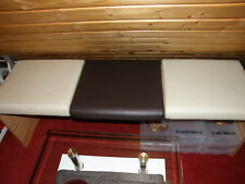 3 Stück Sitzkissen Klemmkissen für Sitzbank Hocker Softluxleder