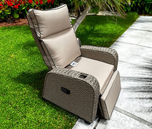 Rattan liegegeflecht garten - rattan,