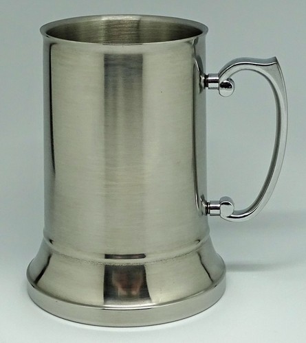 Bierkrug edelstahl trinkbecher - edelstahl,