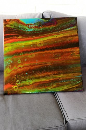 Acrylbild abstrakte kunst - abstrakte,