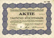 Gebrüder Demmer AG 1928