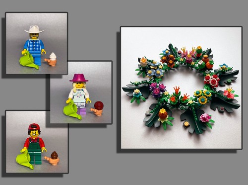 Lego figuren gärtner blumen - gärtner,