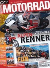 M0807 + Fahrberichte SUZUKI B-King ABS + CAGIVA Mito SP 525 + MOTORRAD 7/2008