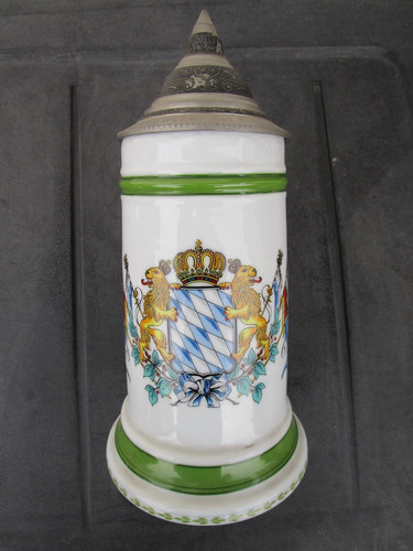 Porzellan bierkrug - 0,5, l