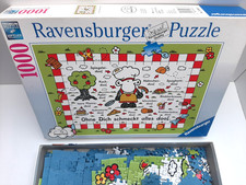 Komplett 1000 Teile Puzzle Ravensburger Sheepworld Ohne dich schmeckt alles doof