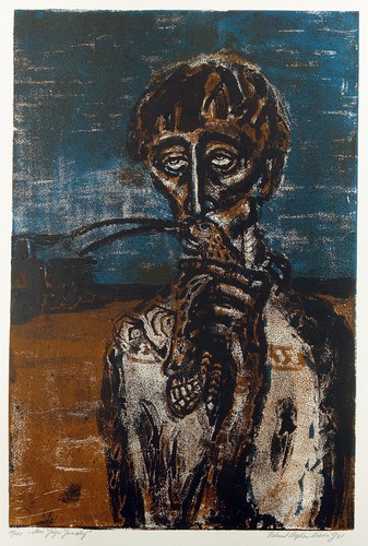 Figuration 1963 lithographie - figuration,, 1963.