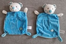 2 x NICOTOY SIMBA SCHMUSETUCH * BÄR TEDDY MAUS * UNBESCHMUST * SCHNUFFELTUCH