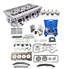 Zylinderkopf + Steuerketten Kolben Reparatursatz für Audi VW 1.4 TSI CAX CAV CTH