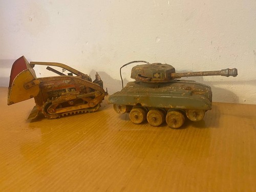 Altes blechspielzeug panzer - 2x,