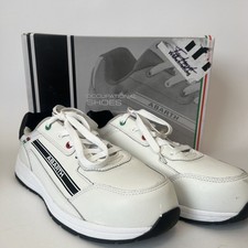 Weiße Arbeitsschuhe Gr. 44 Abarth Herren Sicherheitsschuhe O2 SRC HRO Stahlkappe