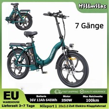 MilePort 1 20 Zoll Elektrofahrrad Pedelec E-Bike Klapprad 250W / 13AH Cityrad