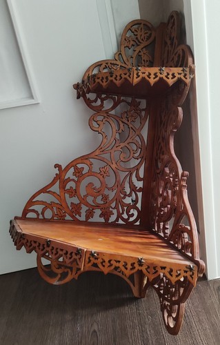 Eckregal holz - -,