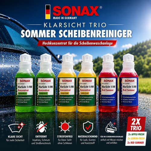Sonax klarsicht trio sommer - sonax,