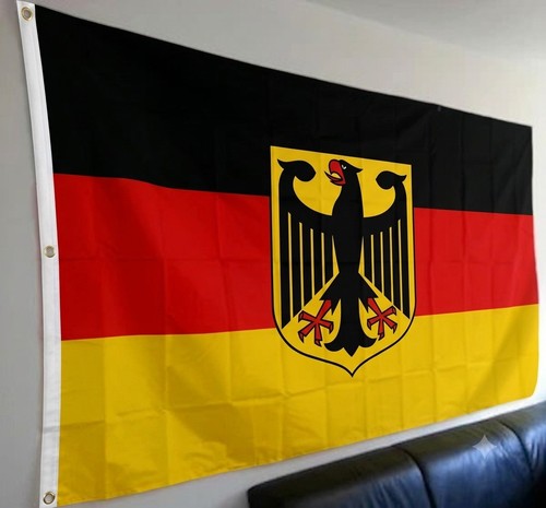 Deutschland flagge mit - deutschland, adler
