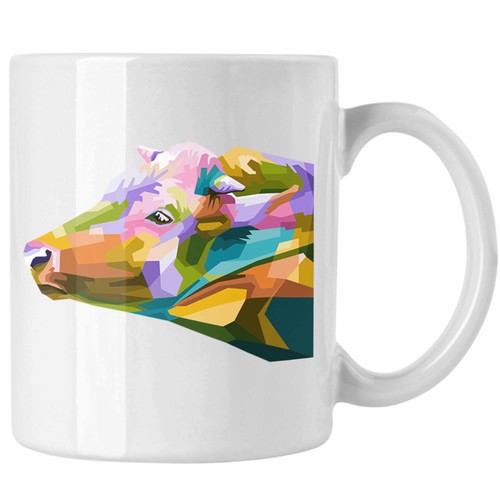 Kuh tasse polygon geometrisch - tasse,