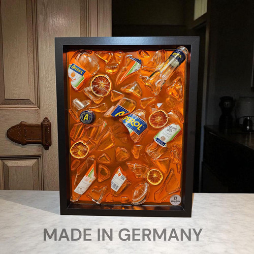 Aperol spritz broken - aperol, bottle