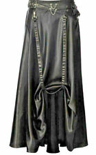 Gothic Rock Victorian Skirt Vintage Mittelalter Steampunk LARP Langerock satin_2