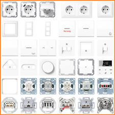 Jung AS500 Alpinweiß Steckdose Schalter Taster Wippe Rahmen USB AS500WW Auswahl