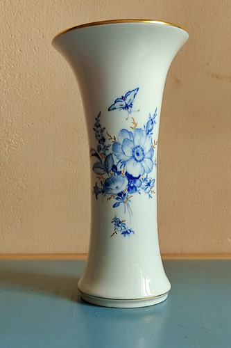 Meissen aquatinta vase - meissen,