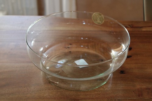 Glasschale eco glas rund - glasschale,