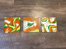 3x Handgefertigte Acryl