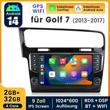 Android 14 Für VW Golf 7 MK7 VII 2012-2018 Autoradio DAB+ Carplay GPS Navi DSP