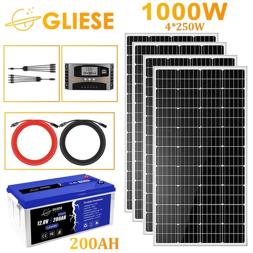 1000w solarpanel kit - 1000w,