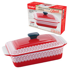 Auflaufform aus Keramik mit