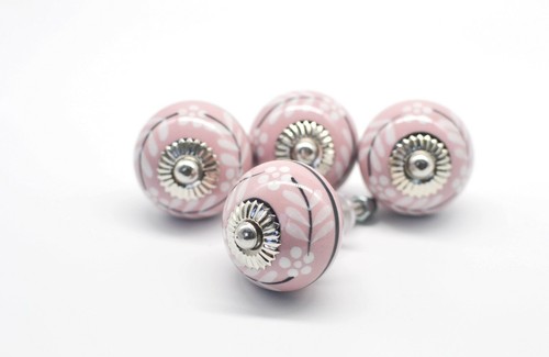 Rosa keramik knöpfe vintage - knöpfe,